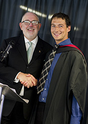 Dr Rob Neave with Professor Peter Winstanley