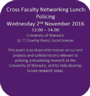 Cross Faculty Networking lunch