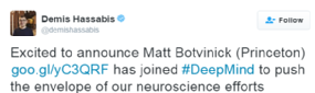 Matt Botvinick tweet