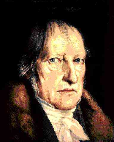 Georg Wilhelm Friedrich Hegel (1770-1830), der Erfinder des "Weltgeists"