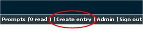 Create entry link