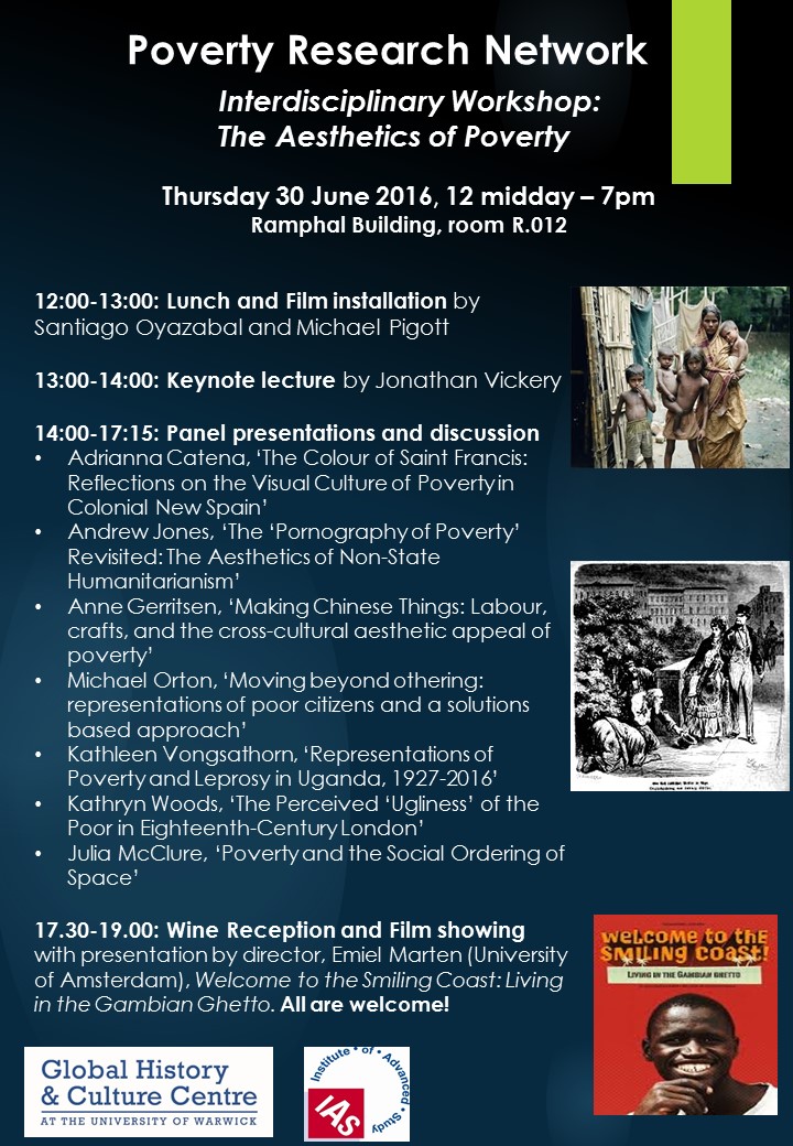 Poster: The Aesthetics of Poverty - 30 June 2016