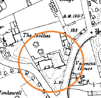 Valencia House, Ordnance Survey map 1908