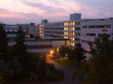 Humanities Building at Dusk