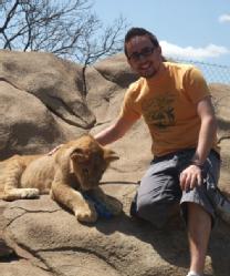 Me and my South African lion cub