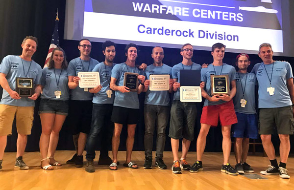 Warwick's 2017 team with their awards