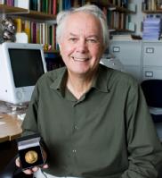 Ian Stewart with Zeeman Medal