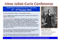 Irene Joliot Curie Conference Flyer