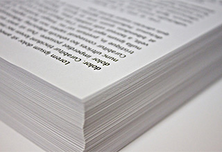 A stack of paper