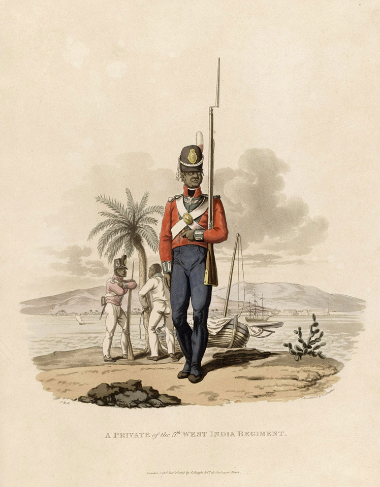 A Private of the 5th West India Regiment, 1812.