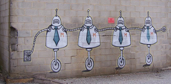 Robot graffiti