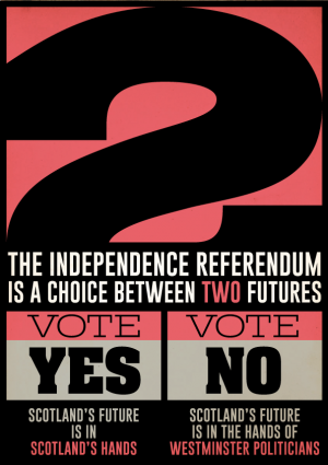 YesScotland campaign poster