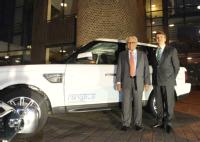 WMG Chairman Professor Lord Bhattacharyya  and Dr Ralf Speth the chief executive of Jaguar Land Rover