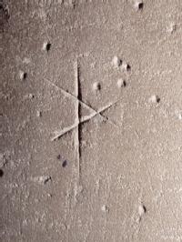 An example of a Mason's Mark for Jenny Alexander's research