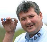 Dr Steve Maggs and Blue Peter Badges
