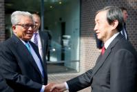 Professor Lord Bhattacharyya, WMG, with the Vice Premier of China His Excellency Ma Kai