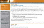 An orange blog design